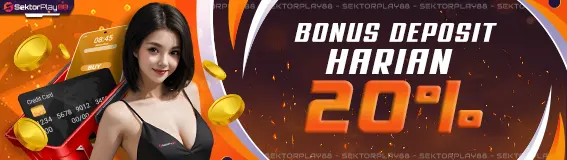 Bonus Deposit Harian 20 %
